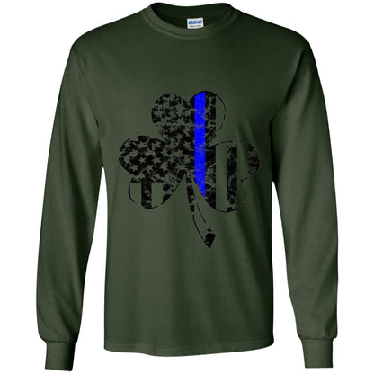 Shamrock Irish Flag St Patrick_s Day T-shirt Forest Green