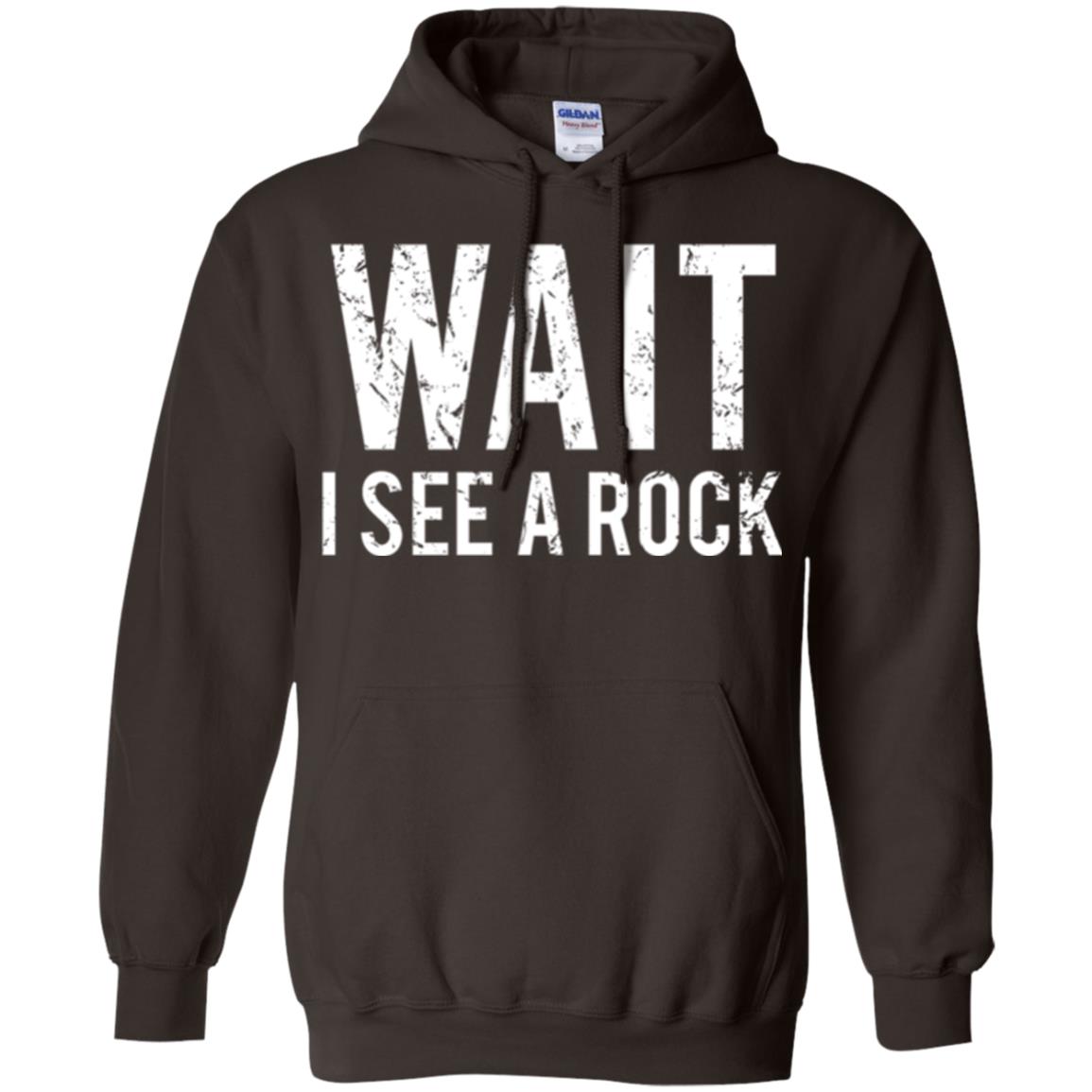 Geology T-shirt I See A Rock Dark Chocolate