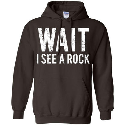 Geology T-shirt I See A Rock Dark Chocolate