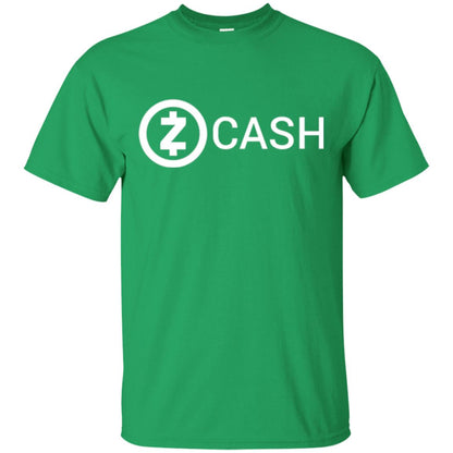 Cryptocurrency Zec Logo T-shirt Zcash Irish Green