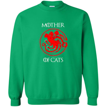 Cat Lovers T-shirt Mother Of Cat Irish Green