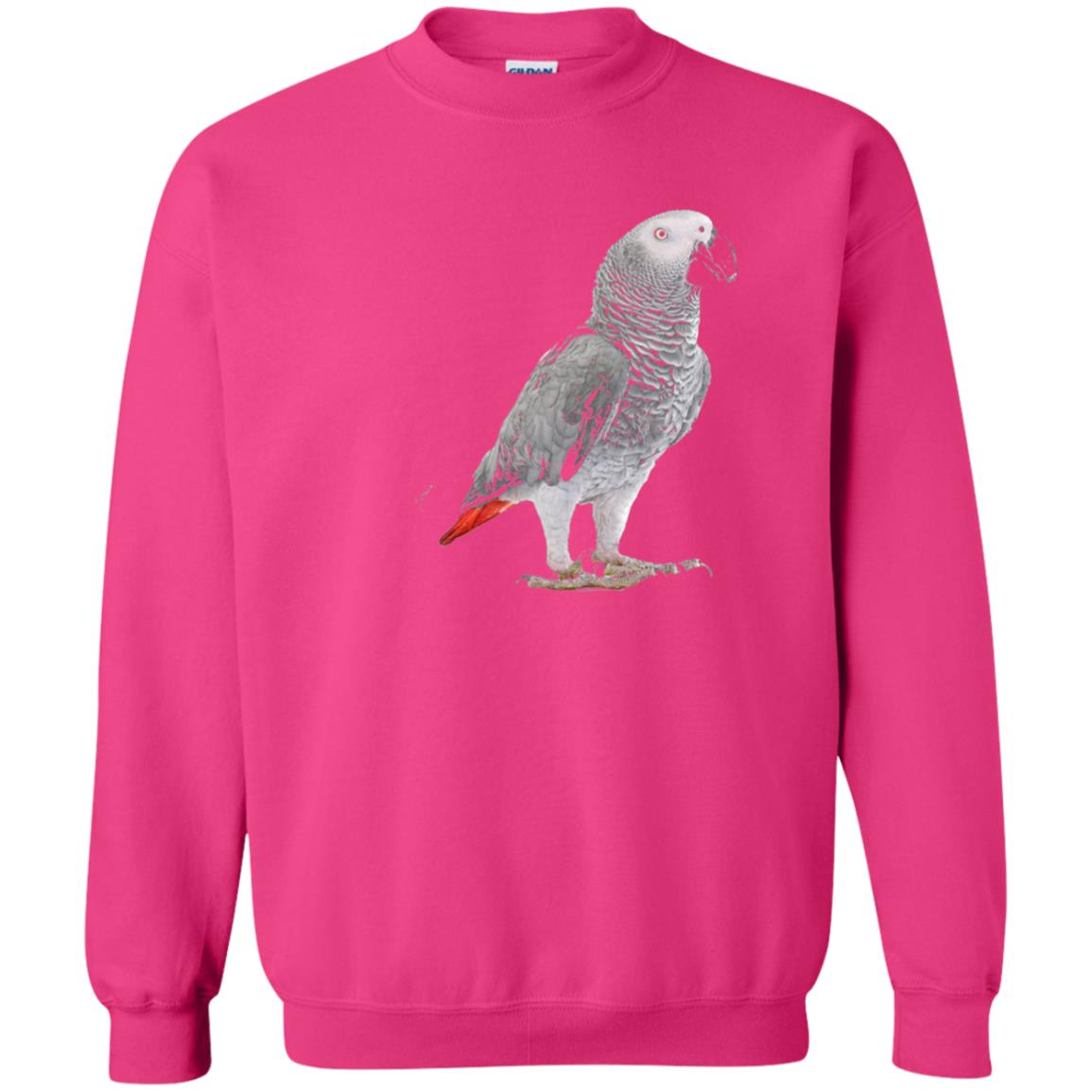 Funny African Grey Parrot Bird T-shirt Heliconia