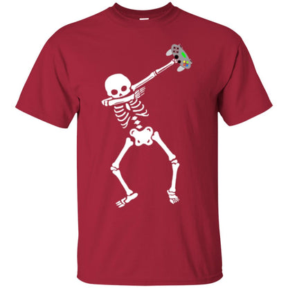 Gamer T-shirt Dabbing Skeleton Cardinal