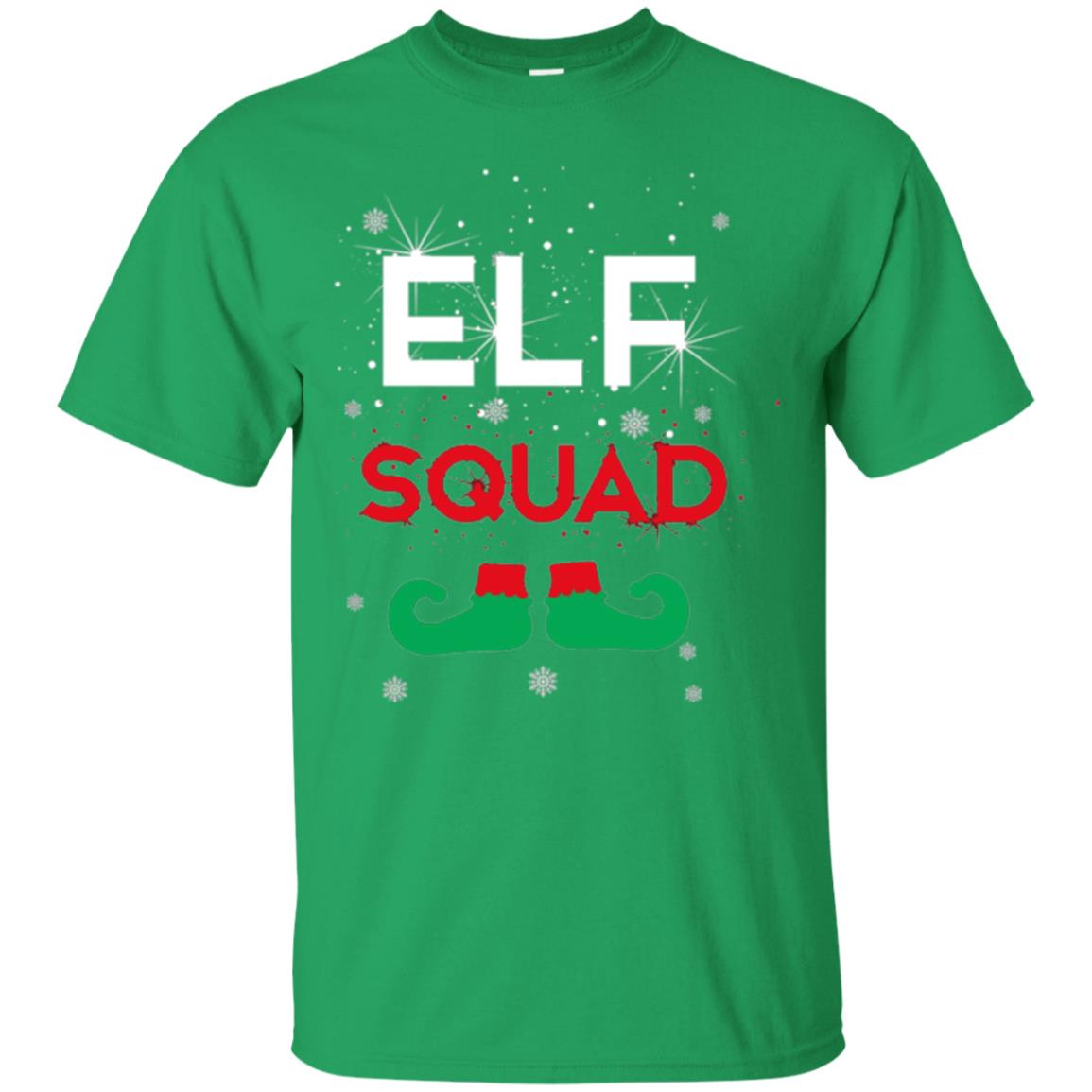 Christmas T-shirt Elf Squad Irish Green