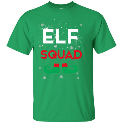 Christmas T-shirt Elf Squad Irish Green
