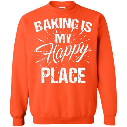 Baking Is My Happy Place Baker Shirt Orange
