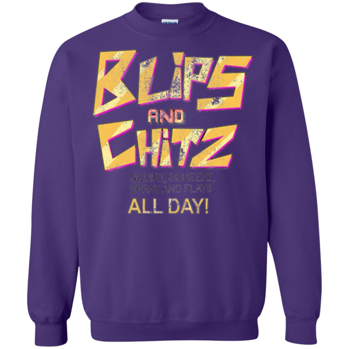 Cartoon T-shirt Vintage Blips And Chitz Purple