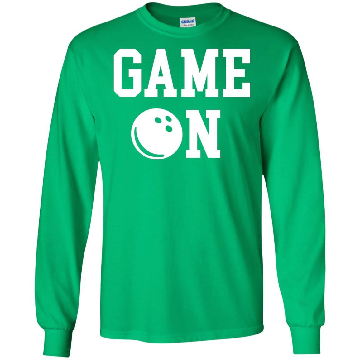 Bowler T-shirt Game On Bowling T-shirt Irish Green