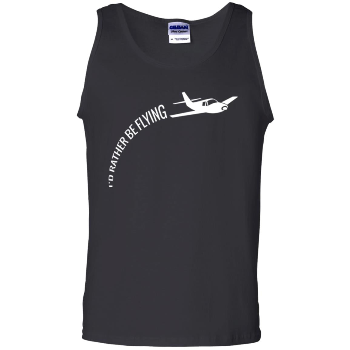 Airplane Pilot T-shirt I_d Rather Be Flying Black