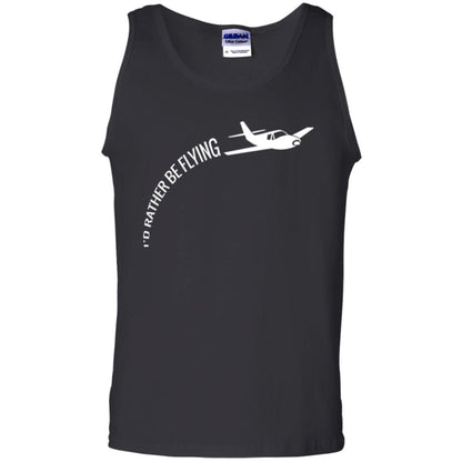 Airplane Pilot T-shirt I_d Rather Be Flying Black