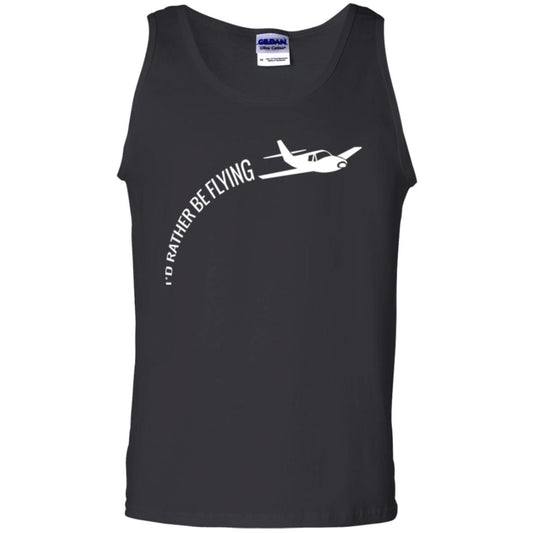 Airplane Pilot T-shirt I_d Rather Be Flying Black