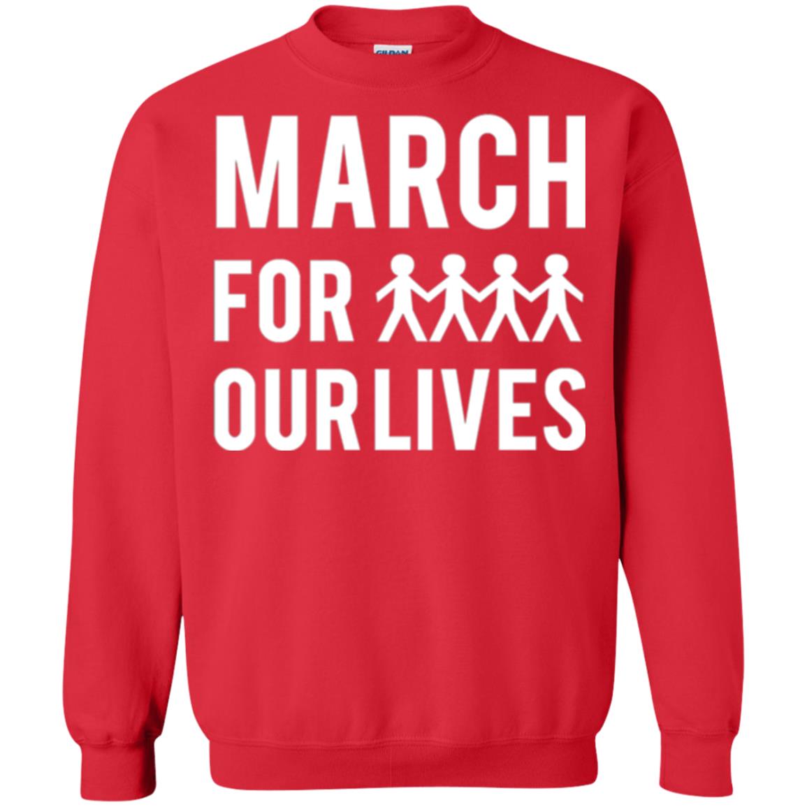 March For Our Lives Anti Gun T-shirt Red