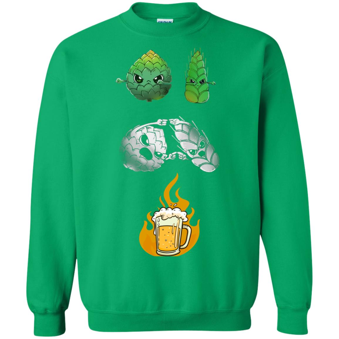 Beer Lover T-shirt Beer Fusion Flags Irish Green