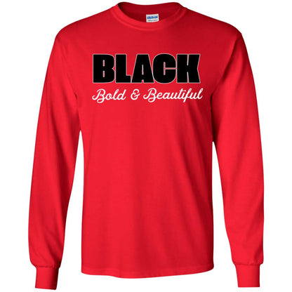 Black Bold And Beautiful Shirt Red