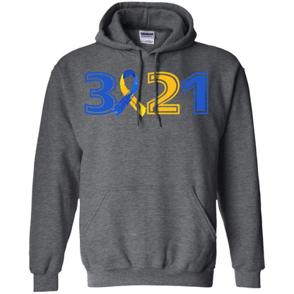 Awareness March 21 World Down Syndrome Day T-shirt Dark Heather