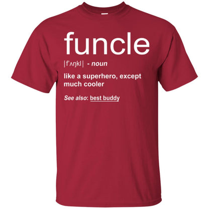 Funny Uncle T-shirt Funcle Cardinal
