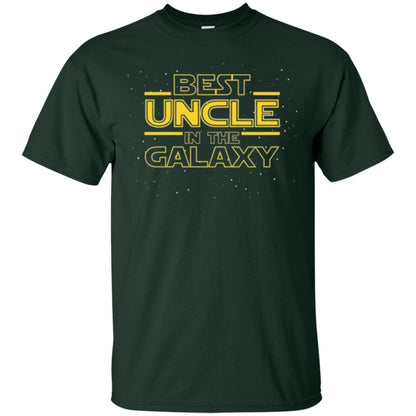 Uncle T-shirt Best Uncle In The Galaxyt-shirt Forest Green