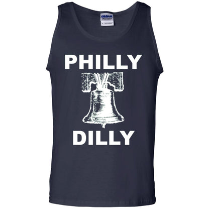 Football T-shirt Philly Dilly With Liberty Bell And Crack Philadelphia Navy