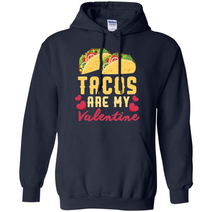 Funny Valentines Day Shirt Tacos Lovers Love Heart Gift Shirt Navy