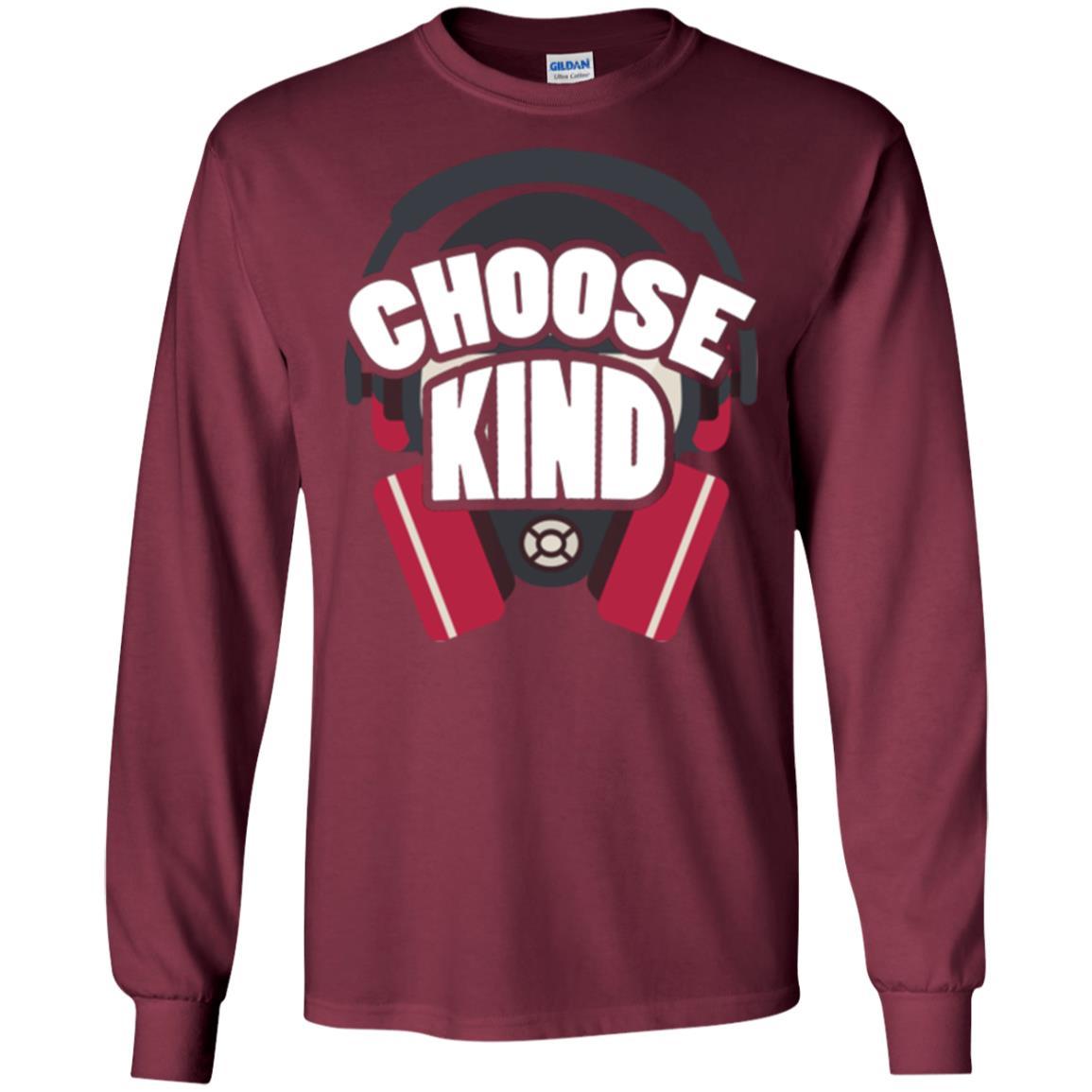 Anti Bullying T-shirt Choose Kind Maroon