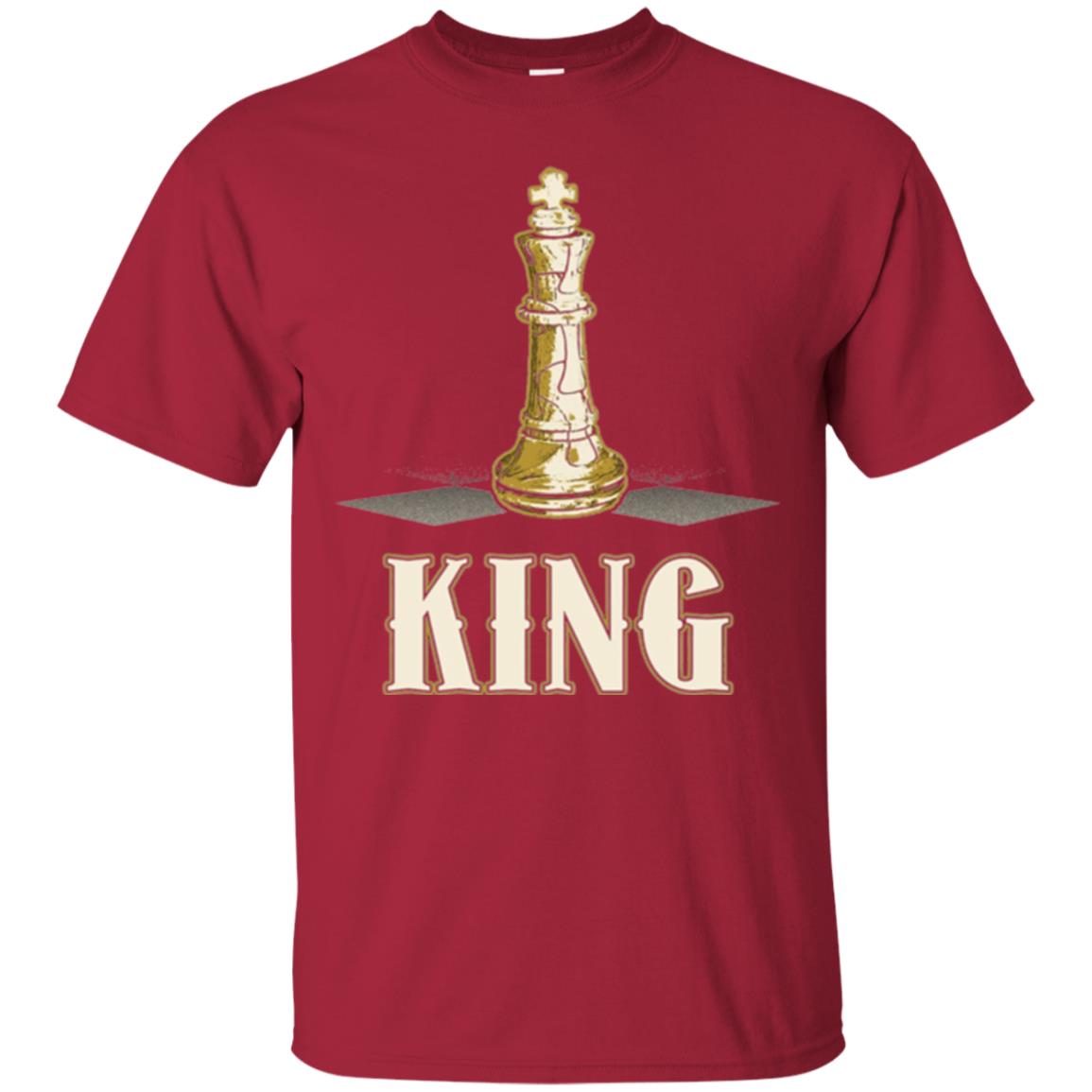 King Chess Piece Chess Player T-shirt Cardinal