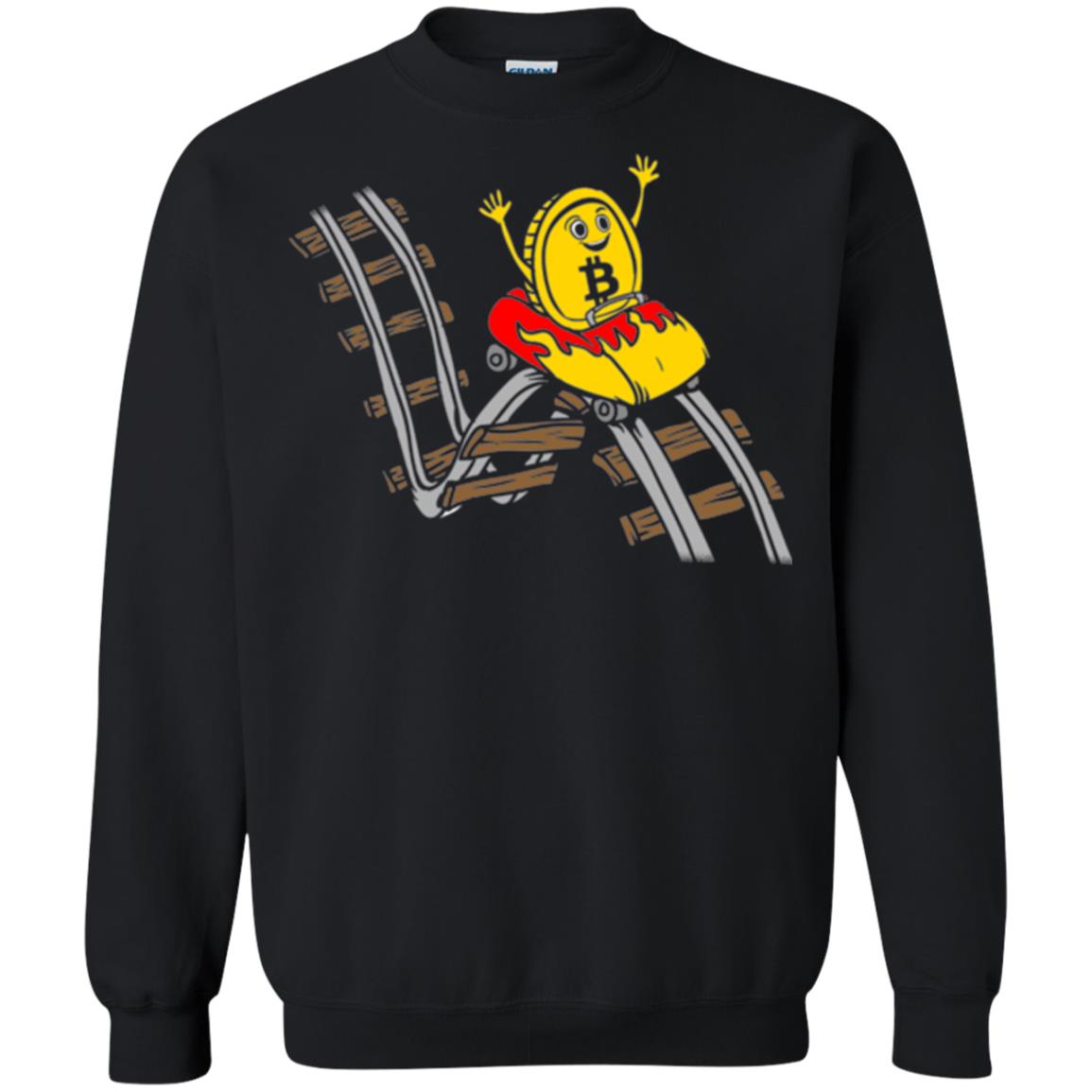 Bitcoin Rollercoaster T-shirt Black