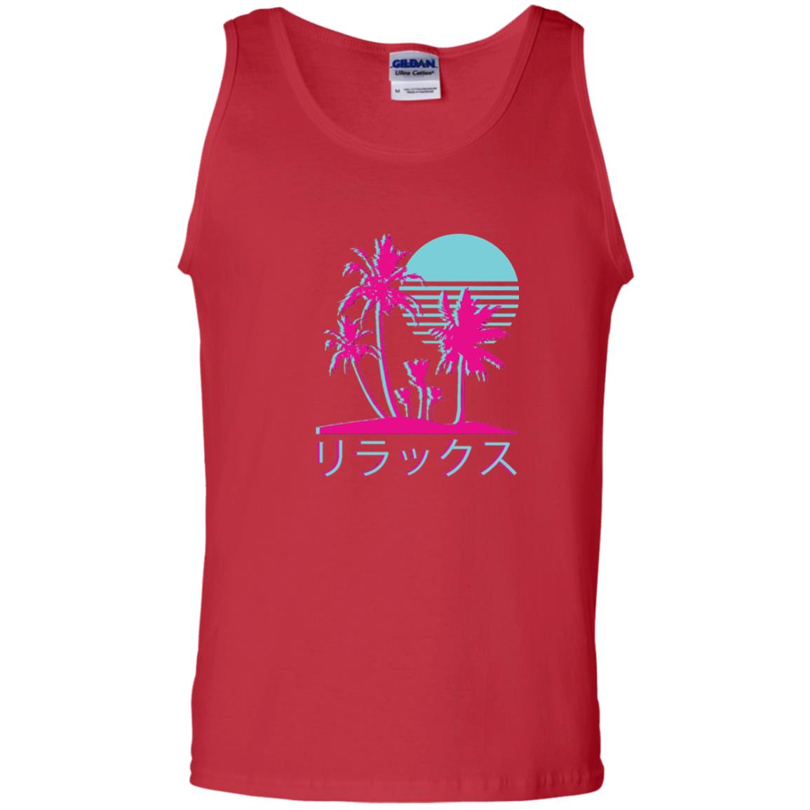 Aesthetic Vaporwave Otaku Summer Shirt Red