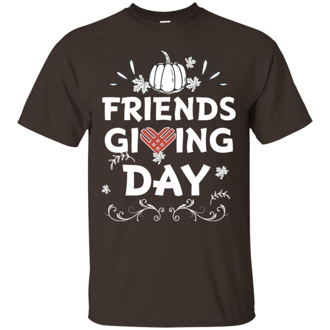Friend Giving Day Shirt Dark Chocolate