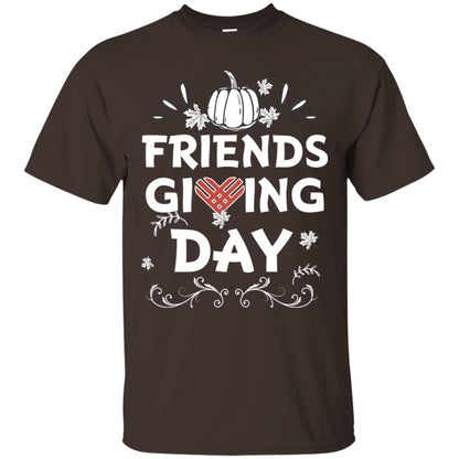 Friend Giving Day Shirt Dark Chocolate