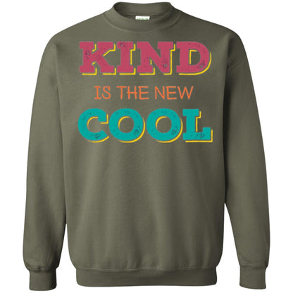 Anti Bullying T-shirt Kind Is The New Cool Military Green
