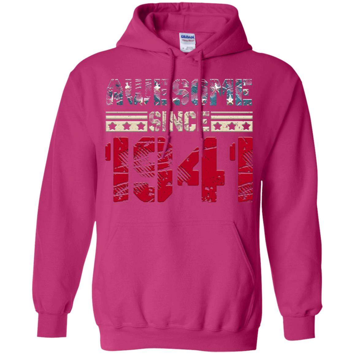 Awesome Since Legends Born In 1941 77 Years Old Birthday Shirt For Dad Or Papa Heliconia