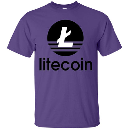 Litecoin Ltc T-shirt Purple