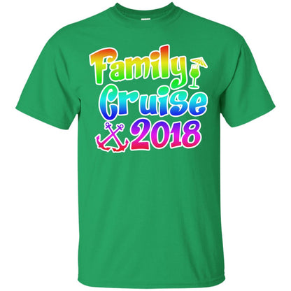 Family T-shirt Cruise 2018 Irish Green
