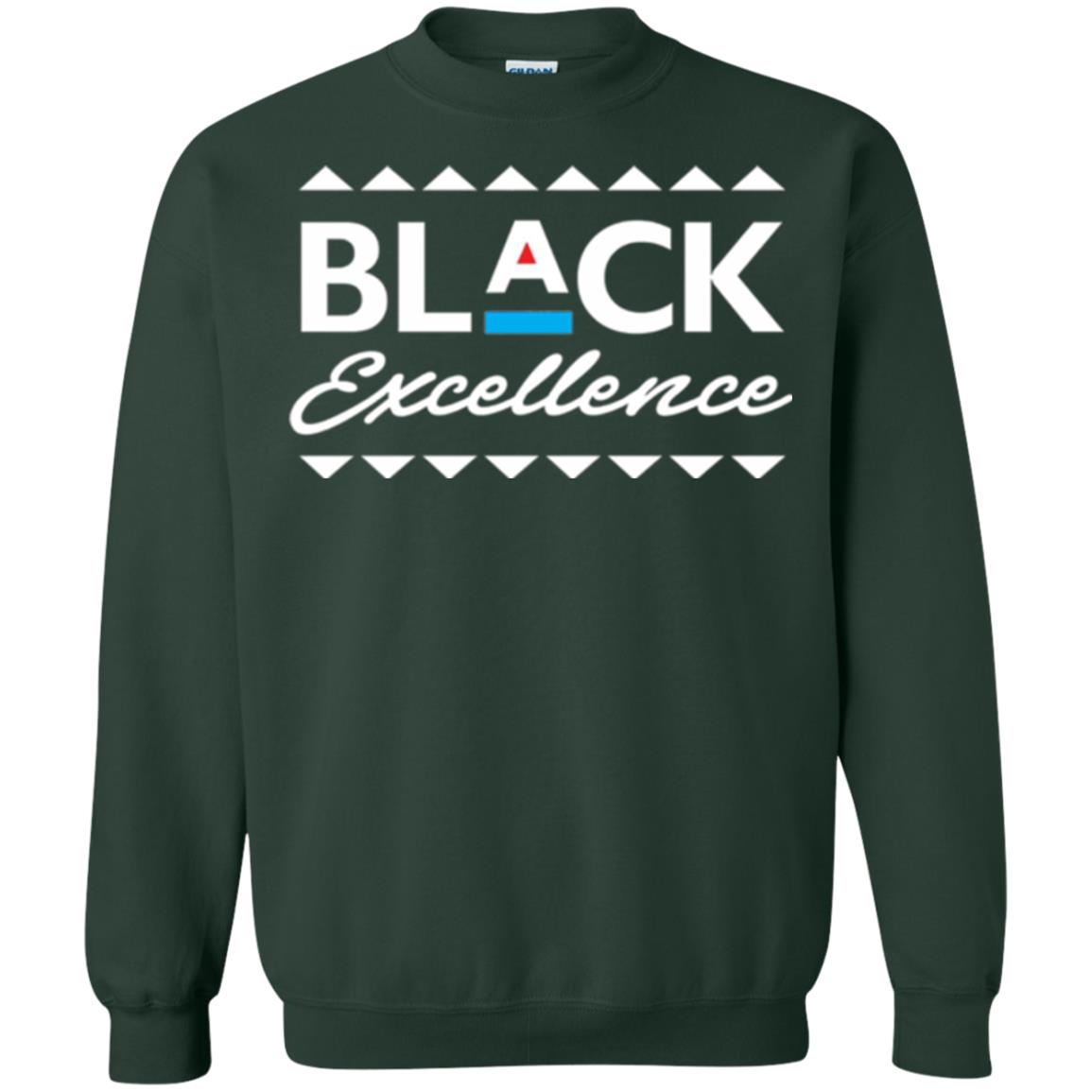 Black Excellence T-shirt Celebrating Black Pride Forest Green