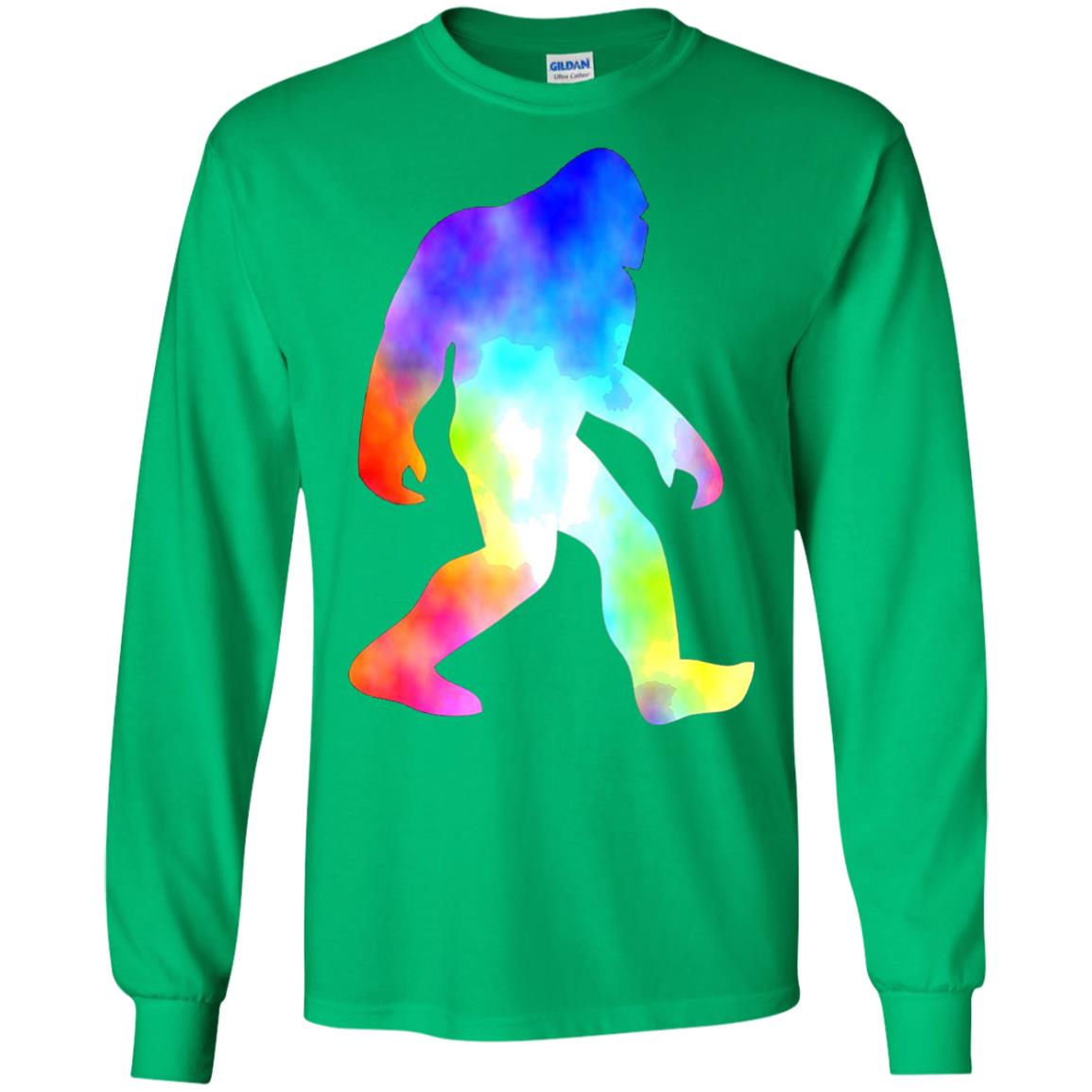 Bigfoot Sasquatch Neon T-shirt Irish Green