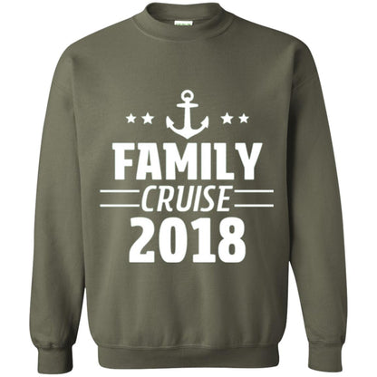 Family Cruise Vacation 2018 T-shirt Military Green