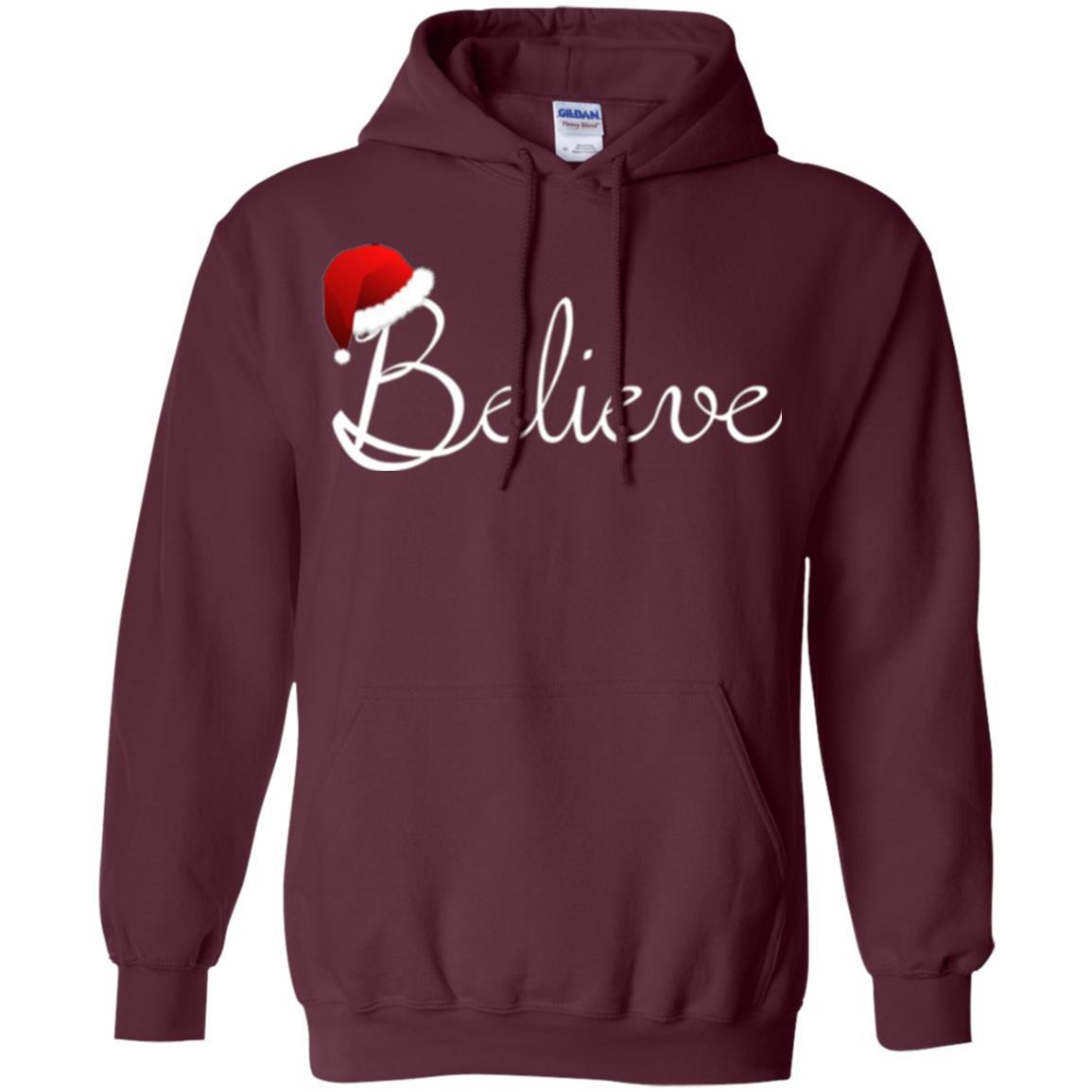 Believe Best Santa Christmas T-shirt Maroon