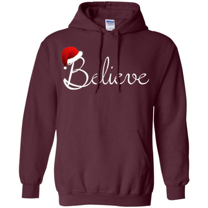 Believe Best Santa Christmas T-shirt Maroon