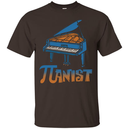 Pianist T-shirt Pi Day With Piano Dark Chocolate