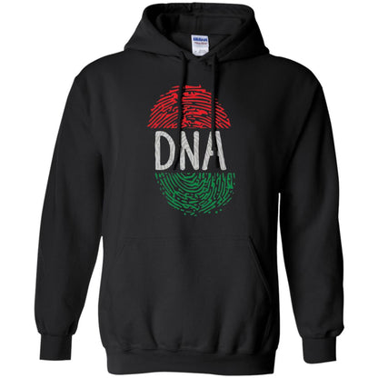 Flag Thumb Fingerprint Roots Proud Africa Dna T-shirt Black