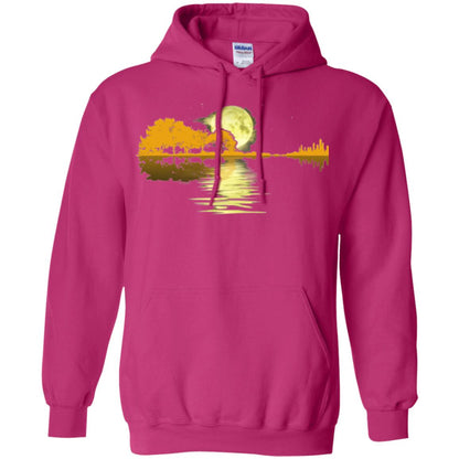 Guitar Lake Shadow T-shirt Heliconia