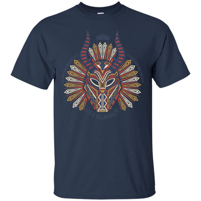 Black Panther Movie Geo Killmonger Movie Lover T-shirt Navy