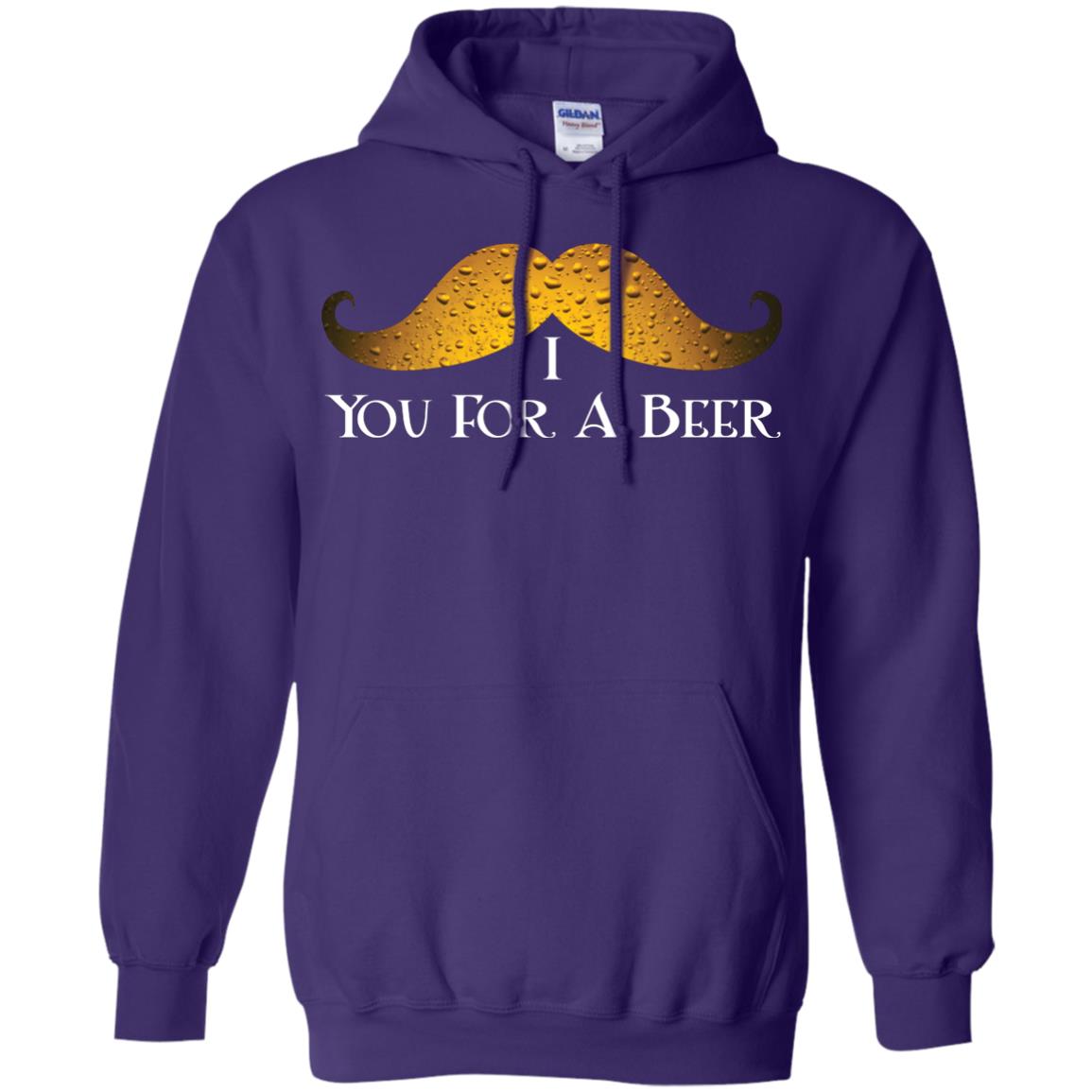I Mustache You For A Beer Saint Patrick_s Day Purple