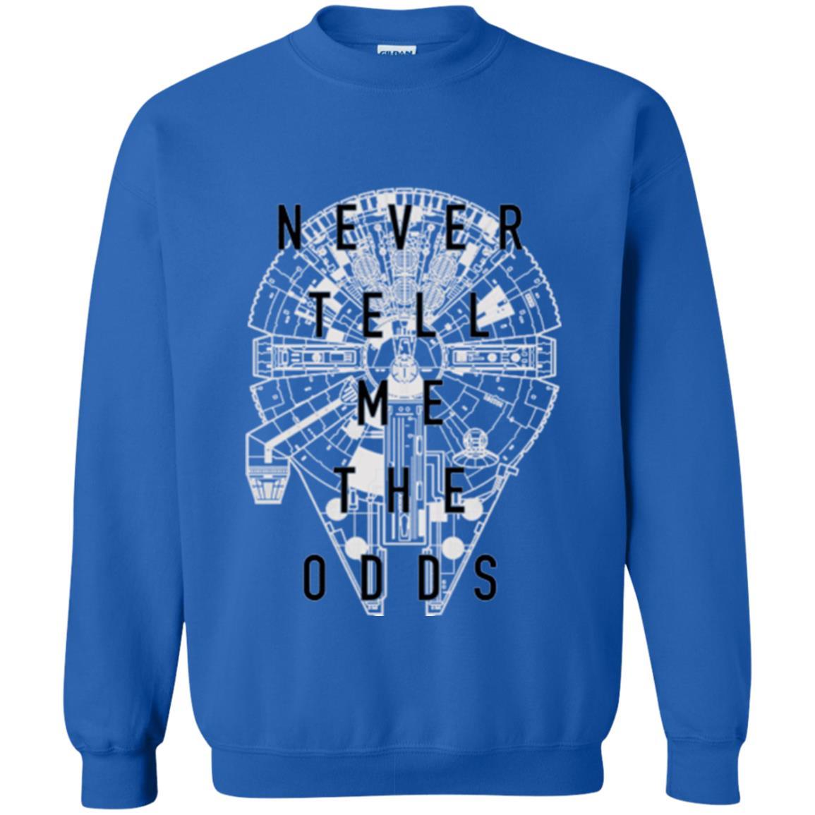 Film T-shirt Falcon Never Tell Me The Odds T-shirt Royal