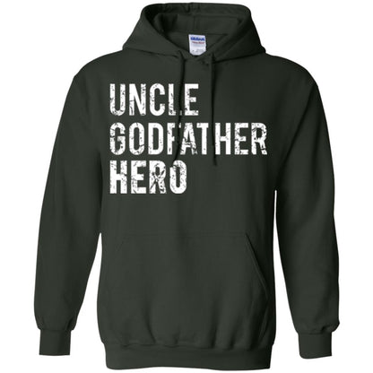 Family T-shirt Uncle Godfather Hero Forest Green