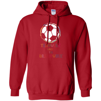 Soccer T-shirt Teamwork Makes The Dreamwork Red