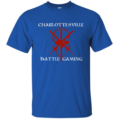 Charlottesville Battle Gaming Gamer T-shirt Royal