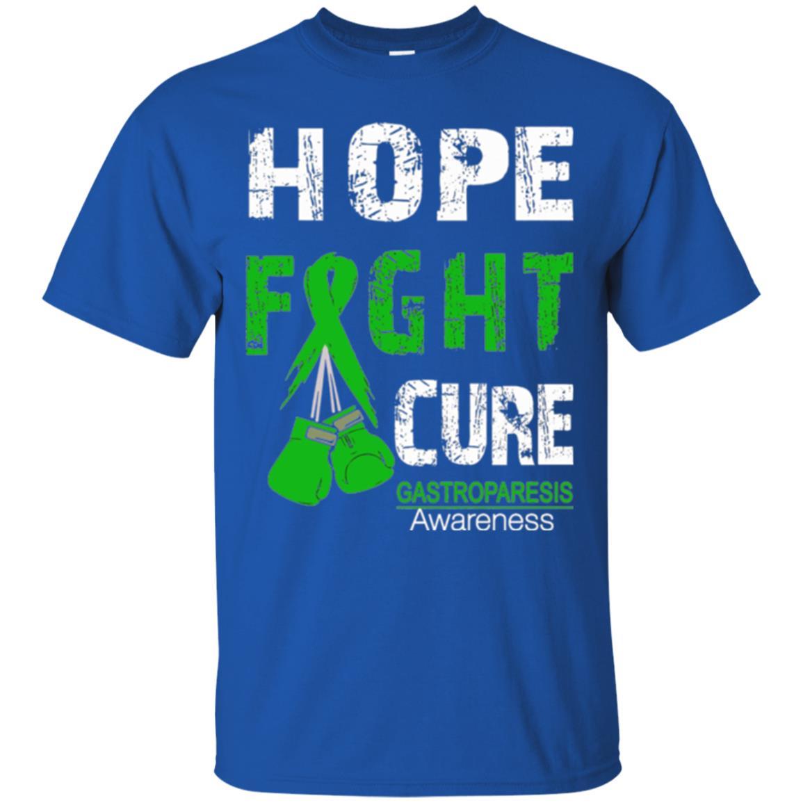 Gastroparesis Awareness T-shirt Hope Fight Cure Gastroparesis Awareness Royal