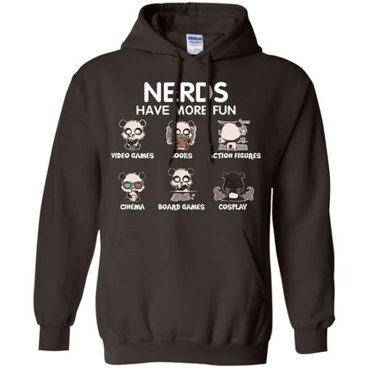 Nerds Have More Fun Video Games Books Action Figures Shirts Dark Chocolate