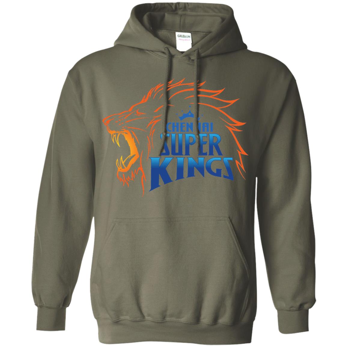 Chennai Super Kings Cricket Fans 2018 T-shirt Military Green